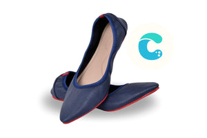 Cassey Pointed Navy blue